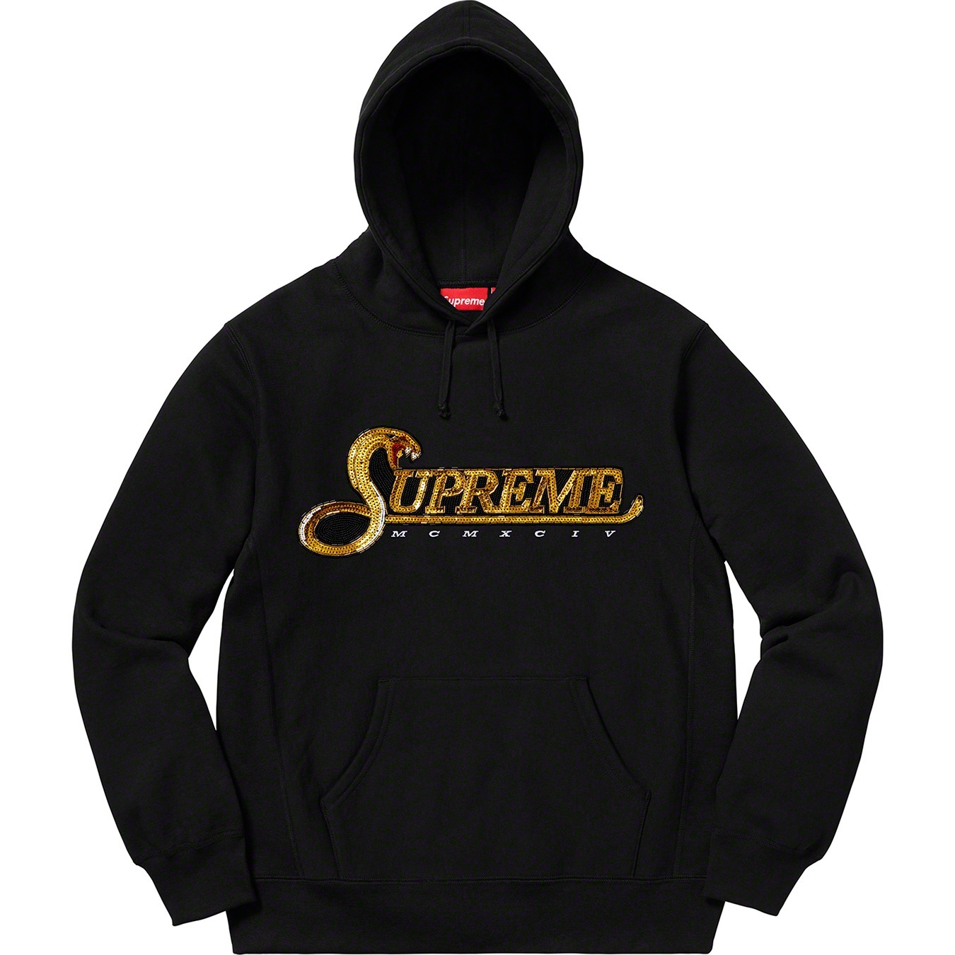 Sequin Viper Hooded Sweatshirt view 4